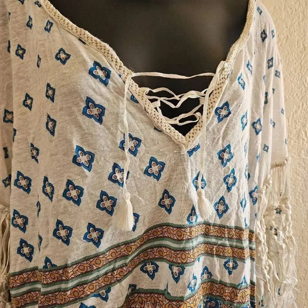 Free People Macra Maze Me Blouse